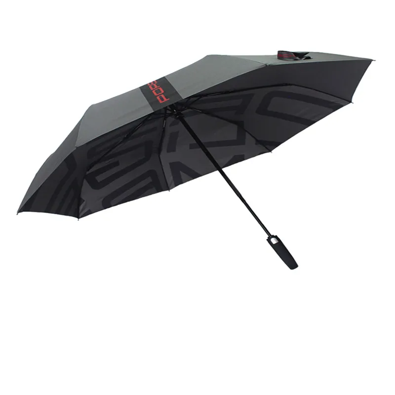 

1Pcs For Porsche Fully Automatic Folding Umbrella With Short Handle Accesorios Coche Car Acessories Car Gadget Umbrella