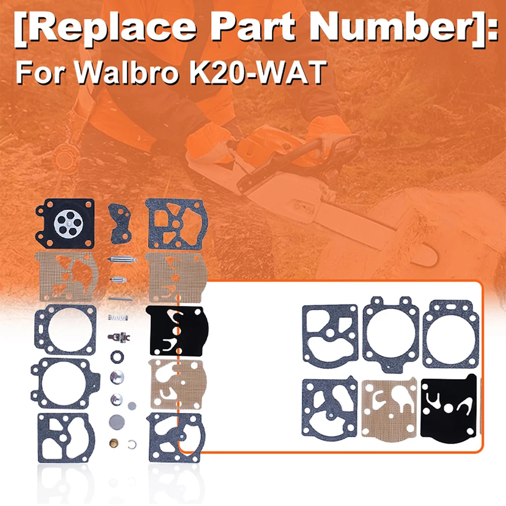 Набор для ремонта карбюратора Walbro K20-WAT Husqvarna 55 51 455 460 Rancher Echo catan Pro Homelite Stihl 026