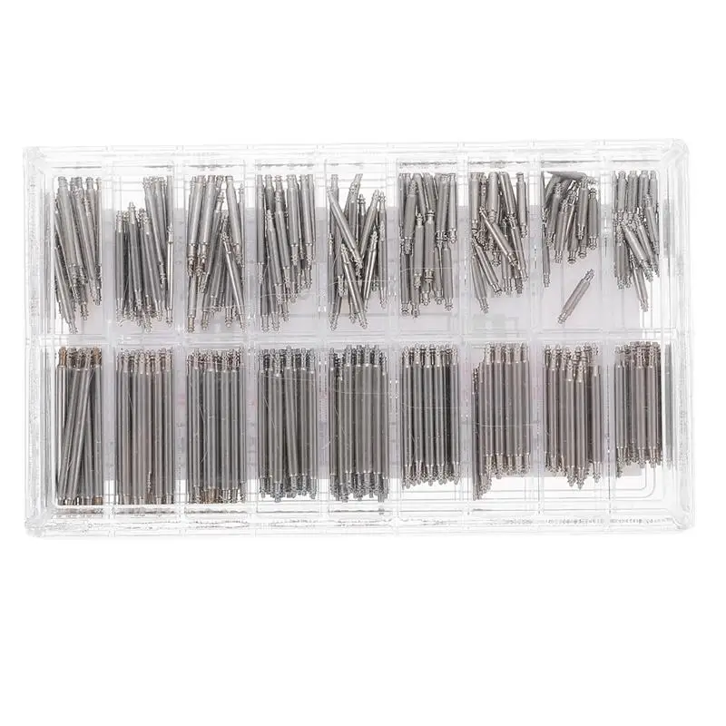 

1 Box of Professional Watch Band Spindles Watch Pin Replacement Tools Kit With a Spring Rod Tool