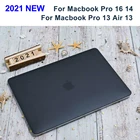 Чехол для ноутбука MacBook Pro 16, 2021 дюйма, M1, Touch ID, чехол для Macbook Pro 14, чехол A2442, A2485 для Macbook Air 13, чехол