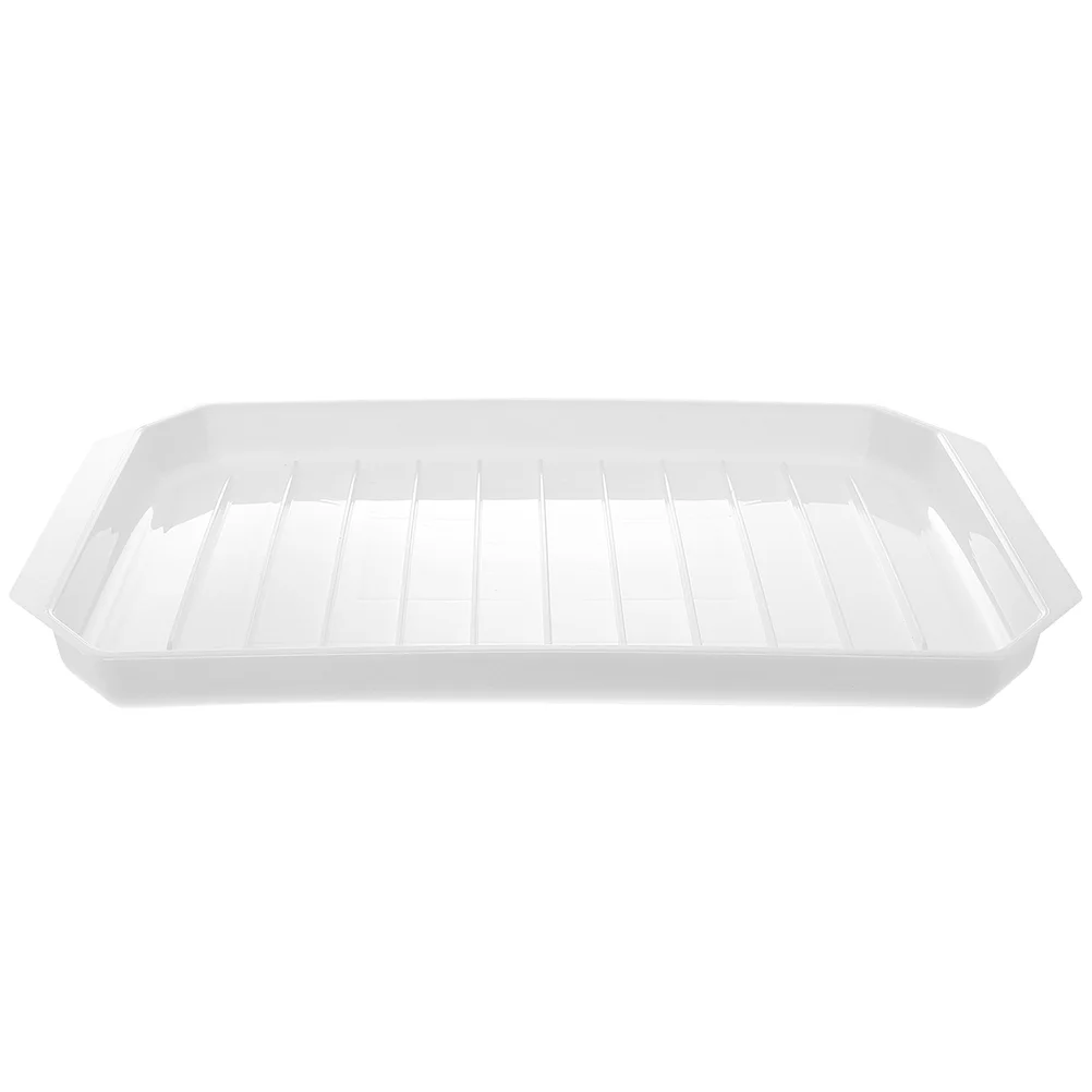 

Bacon Coking Tray Microwave Baking Dish Microwave Bakeware Food Serving Tray for Home