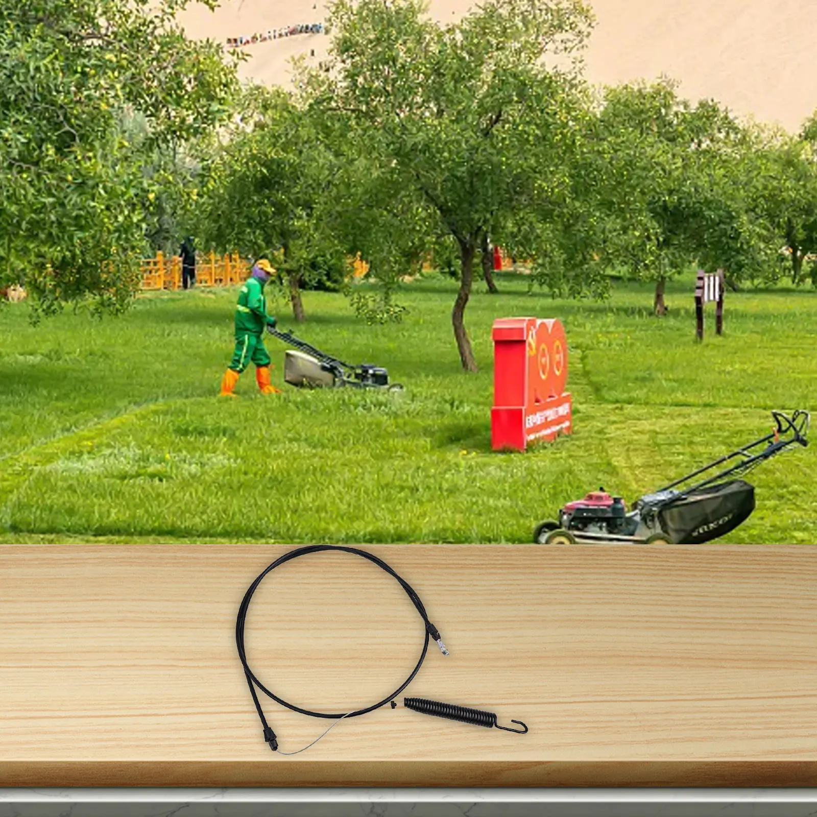 Замена палубы газонокосилки типа травы 583591701 Кабель Легко установить