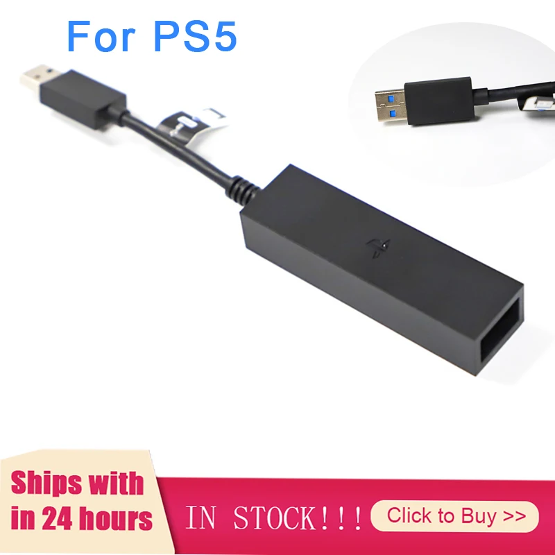 

USB3.0 PS VR To PS5 Cable Adapter VR Connector Mini Camera Adapter For PS5 Game Console PS5 Adapter Games Accessories