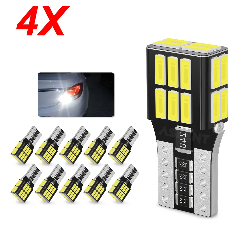 4 шт. Canbus T10 W5W 194 501 Автомобильная светодиодная лампа 4014 24 SMD Супер яркий внутренний
