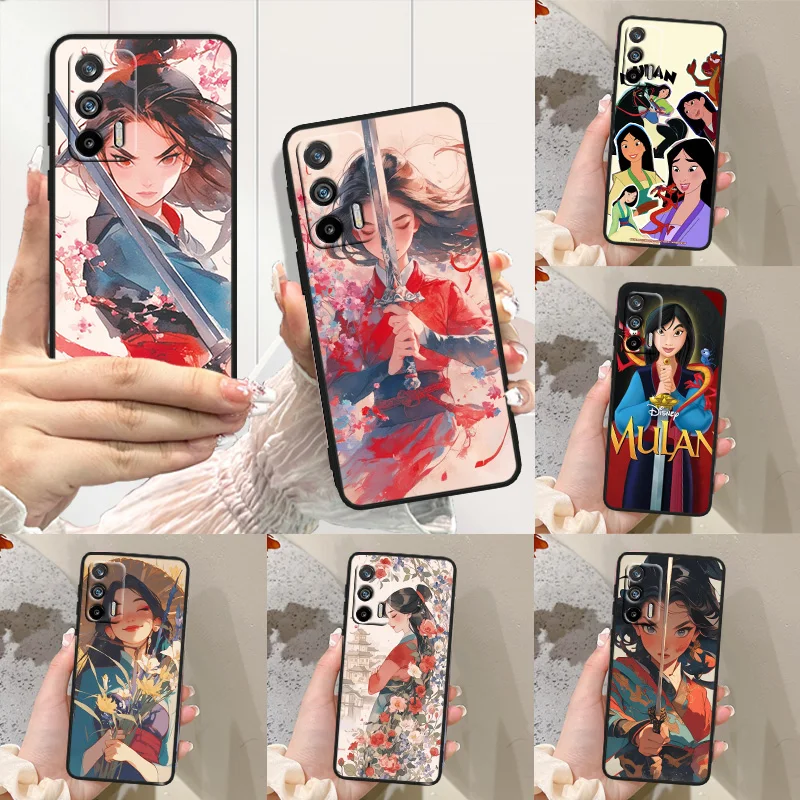 Чехол для телефона Disney Mulan мягкий силиконовый чехол OPPO Reno 5 6 7 8 10 11 Z F Find X2 X3 X5 Pro Plus