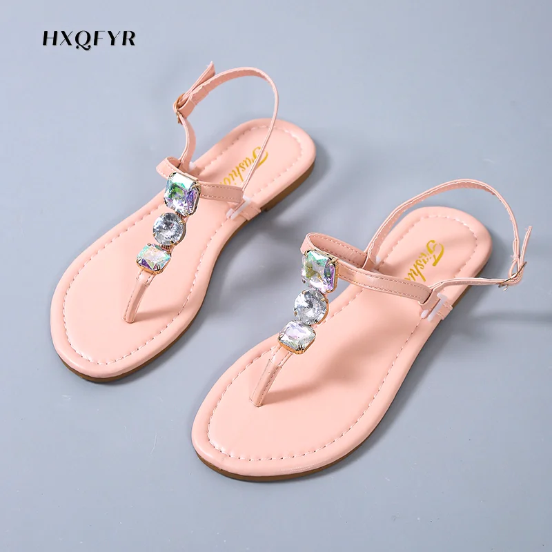 

2022 Summer New Sandal Women Explosion Diamond Jelly Shoes Female Sandals Fashion Shoes Flat Beach Sandal Zapatos De Mujer