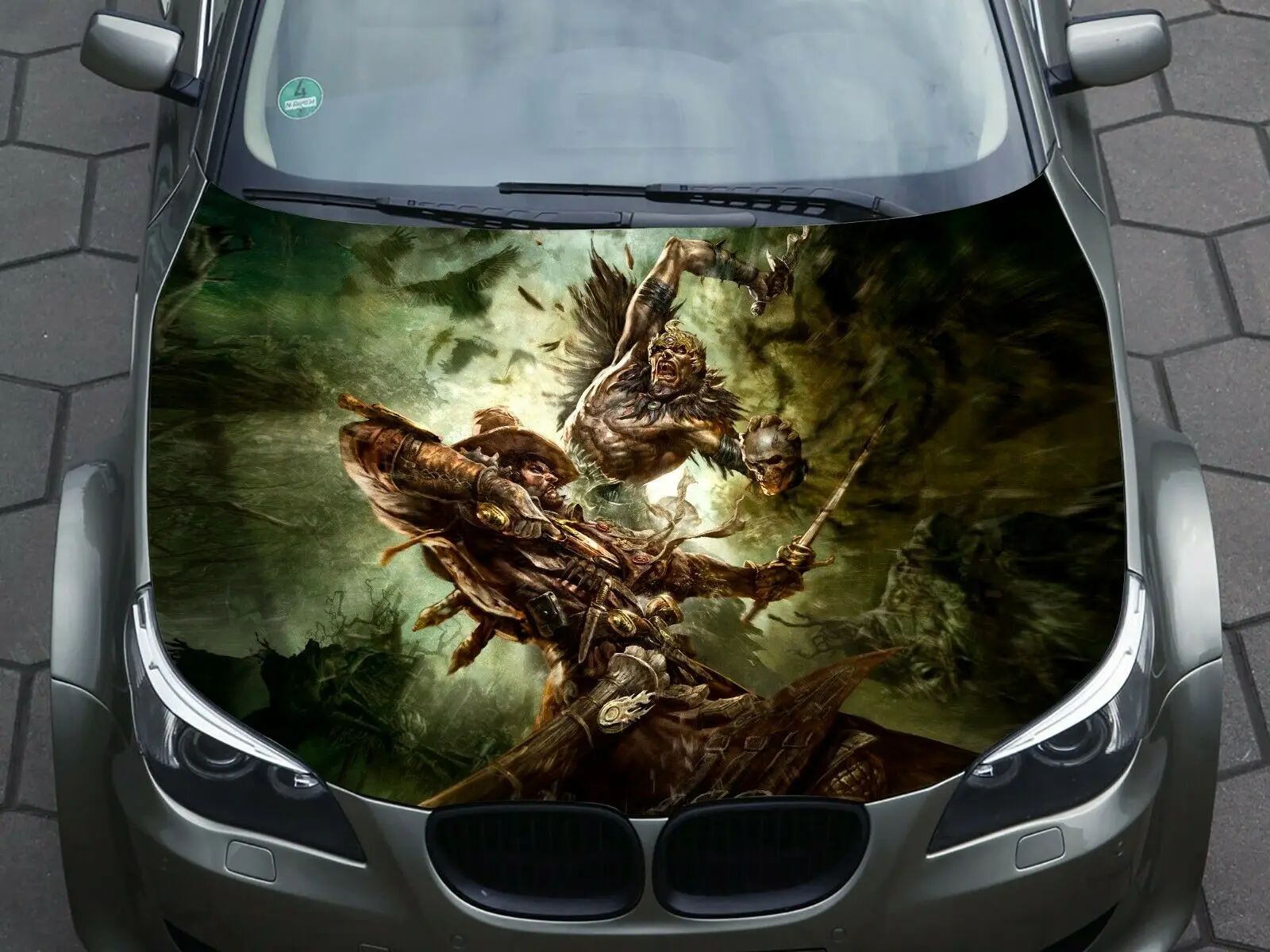 

Dead Car Hood Wrap Decal Vinyl Sticker Full Color Graphic Fit Any Car