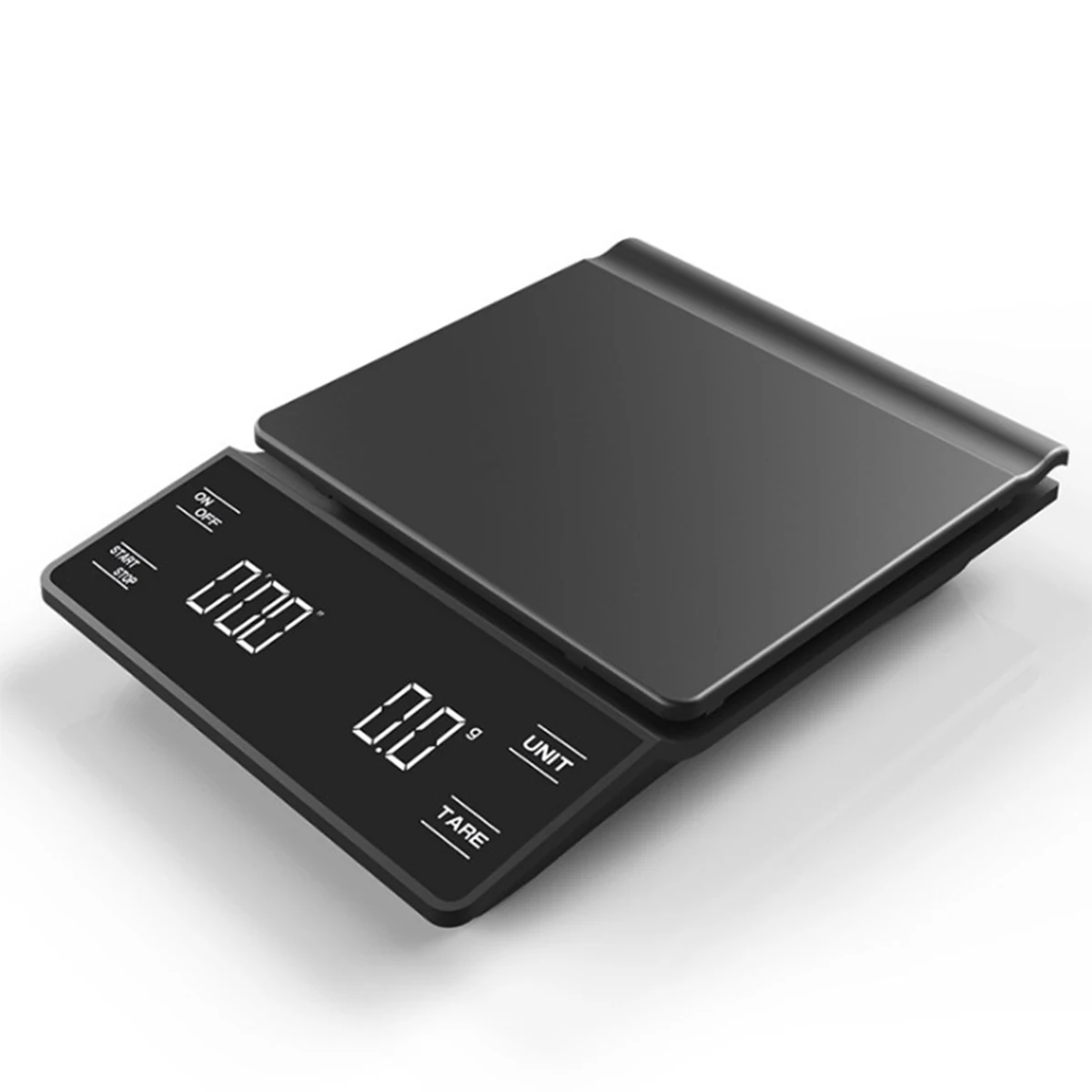 

Kitchen Scale Coffee Scale 0.1g High Accuracy Cooking Scale with Timer Battery Powered Food Electronic Scale with Silicone Mat