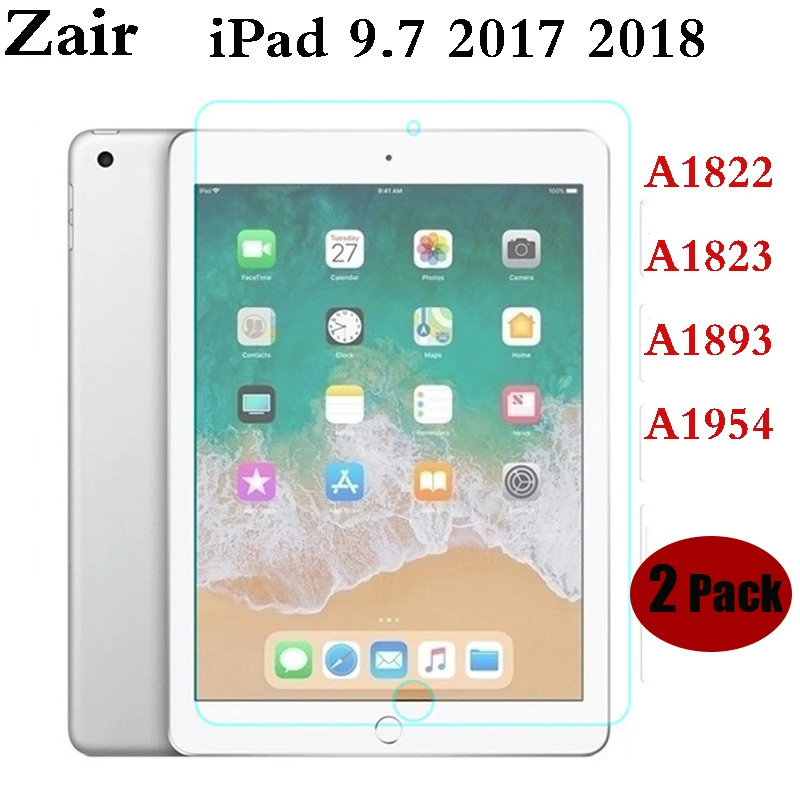 tempered glass for apple ipad 9 7 2017 2018 a1822 a1823 a1893 a1954 full coverage screen protector glass for ipad 5th 6th gen free global shipping