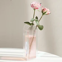 nordic acrylic flower pot designative living room fashion mini succulent pot modern hydroponie origin macetero home decor vase