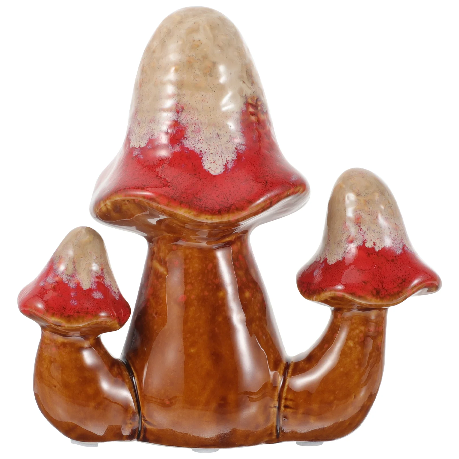 

Плантатор, искусственное украшение, настольная искусственная глазурь, разноцветные фарфоровые грибы, скульптура для офиса