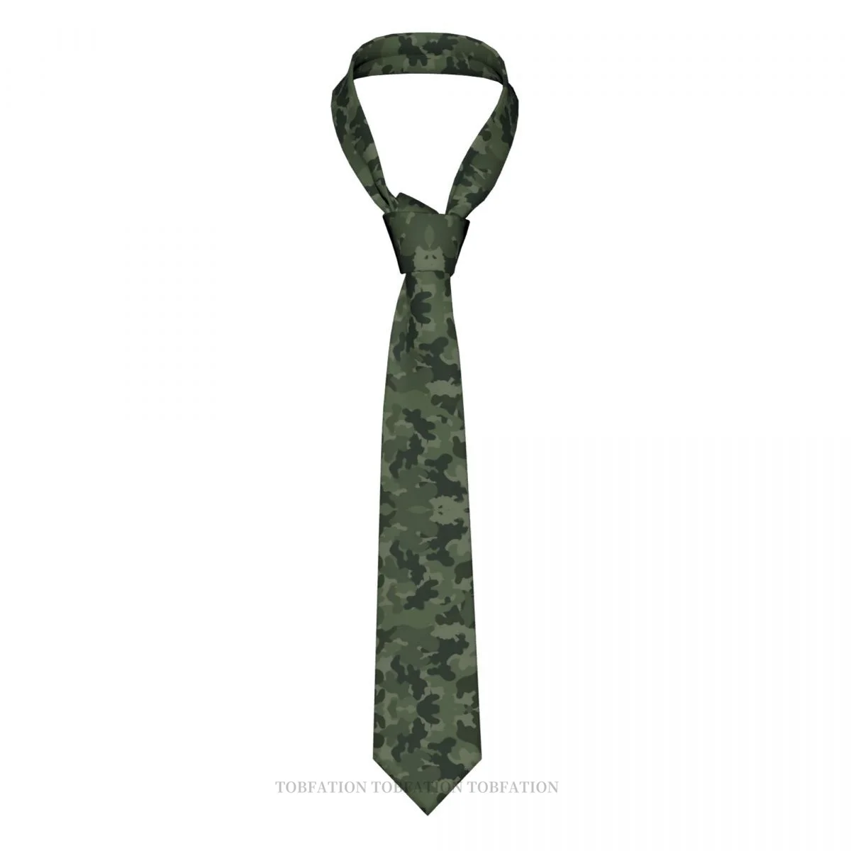 

Army Camouflage Patter Print Ties Casual Unisex Neck Tie Shirt Decoration Narrow Striped Slim Cravat
