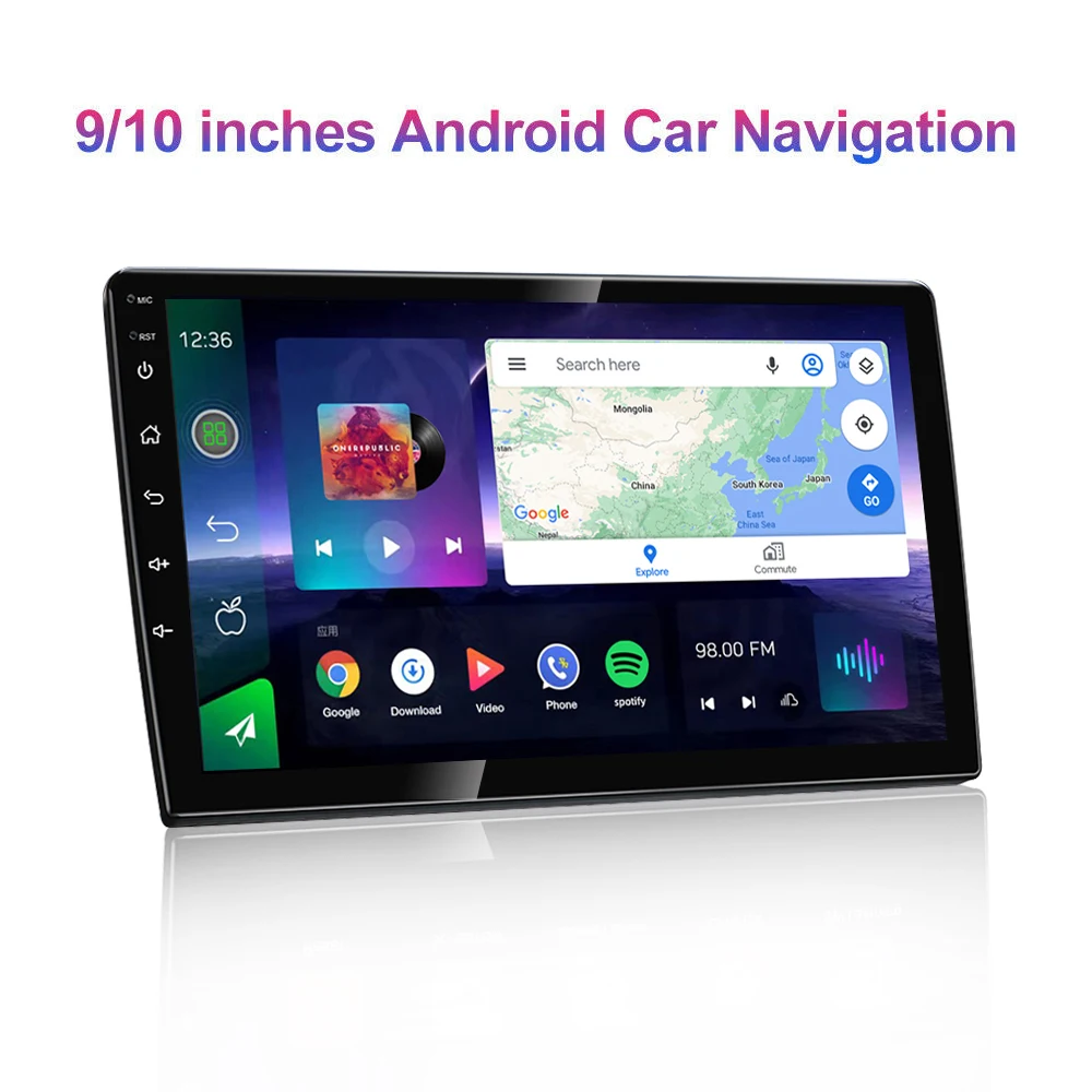 Universal DSP 9/10.1inch 2 Din Android 10 Car Multimedia Player Stereo radio 4G Carplay AM/RSD GPS WIFI