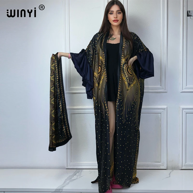WINYI модное платье с самостоятельным принтом женское летнее праздничное