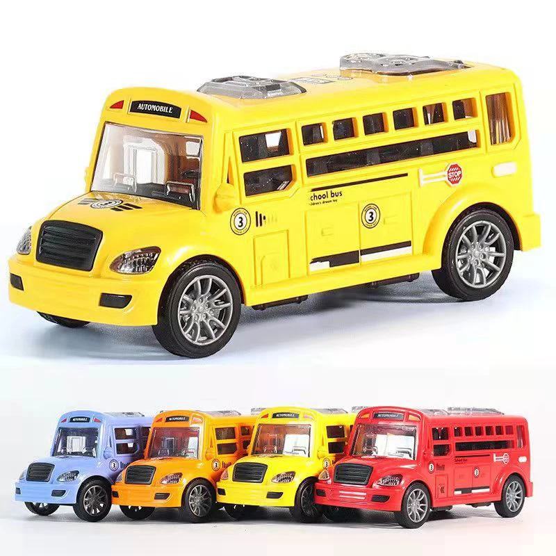 

Игрушечный школьный автобус с открывающимися дверями, детские игрушки, инерционная сила для детей, восстанавливающая форму машина, рождественский подарок для мальчика, подарок на день рождения