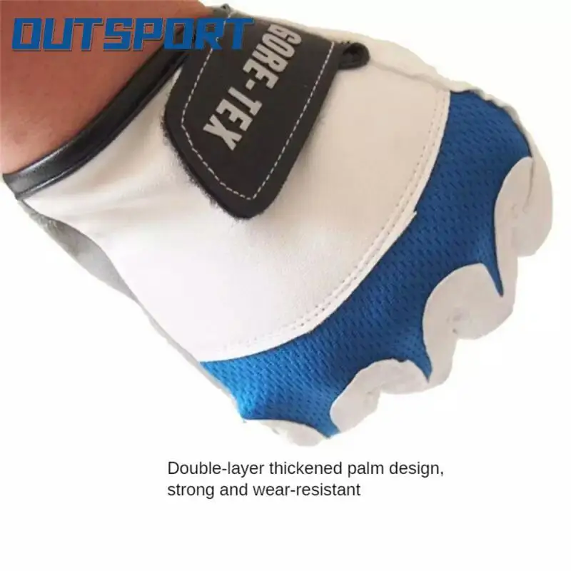 

Heat Dissipation Fingerless Gloves Resistant Slip-proof Glove Fit Dry Skin-friendly Riding Glove New Half Finger Gloves Leather