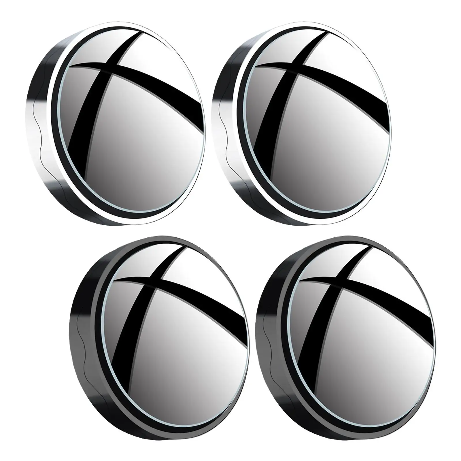 

2 Count Car Small 360 Degrees Adjustment Spot Mirror