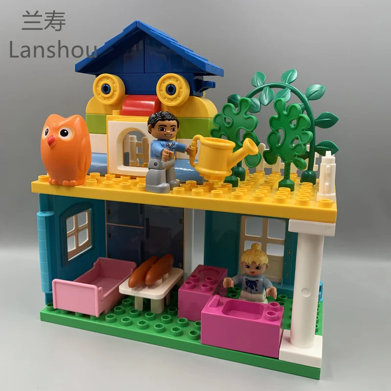 Большой конструктор Сова дом архитектура окно стена крыша мебель серия