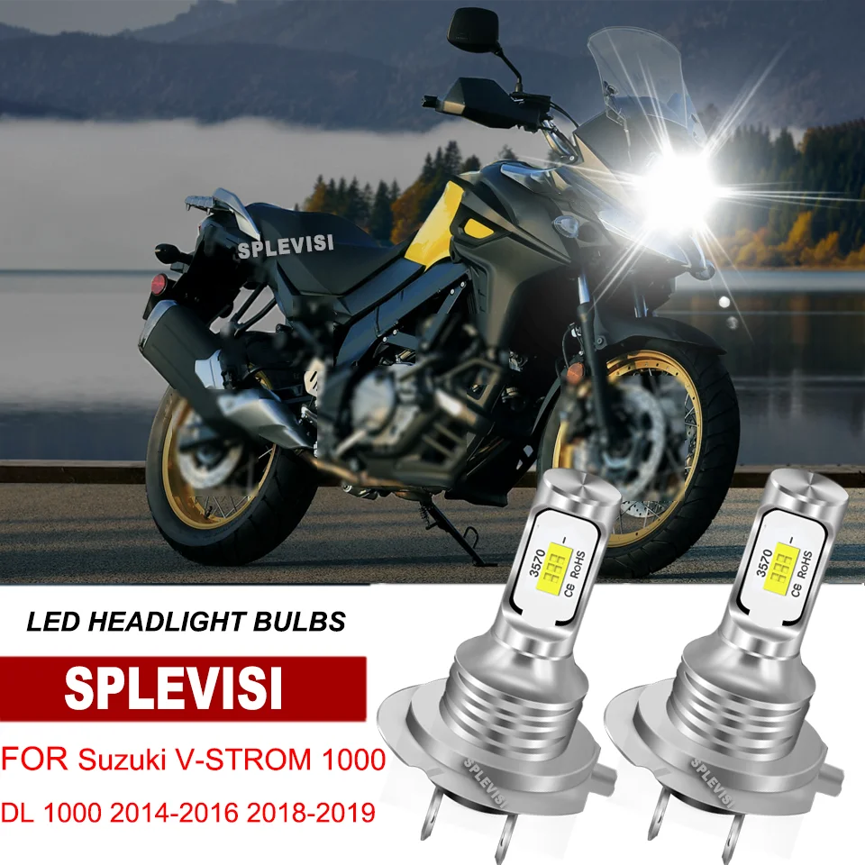 Комплект из 2 лампочек для фар H7 Suzuki V-STROM 1000 DL 2014-2016 2018-2019 DL650 2017-2020