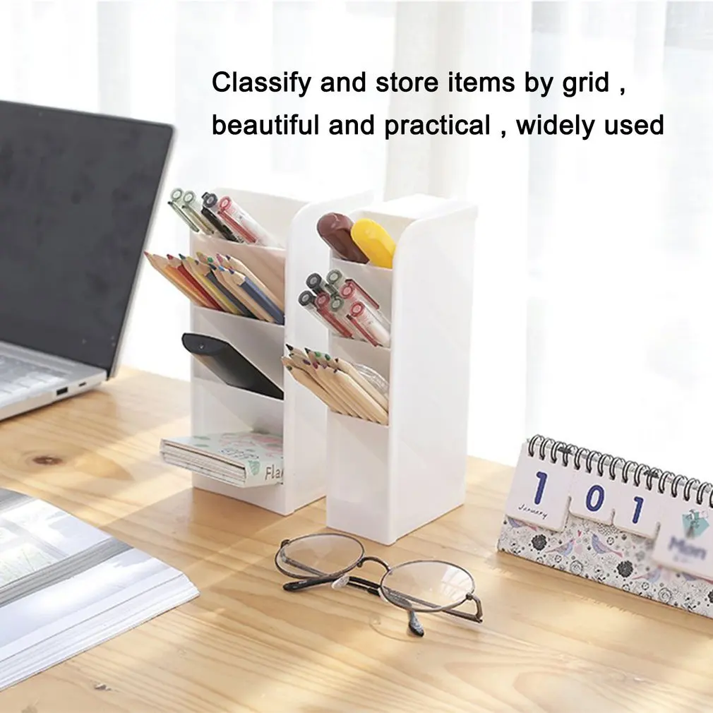 

Desk Stationery Box Drawer Organizer Pen Pencil case Holder office school supplies Rectangular Round Stationery Storage boxes