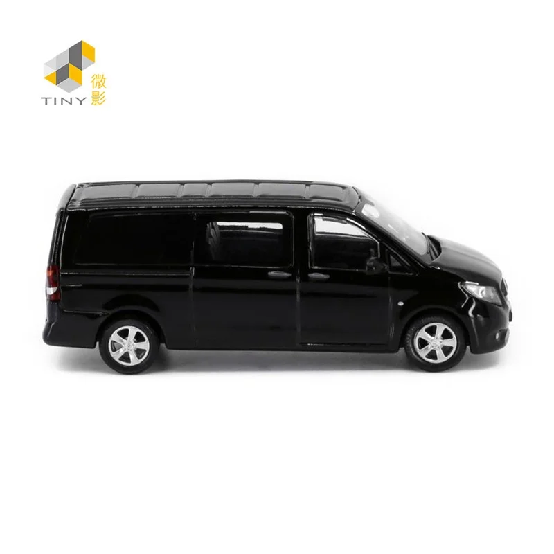 Крошечная модель автомобиля из черного сплава № 83 Бен-Чи Vito 1:64