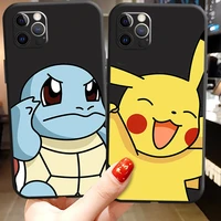 pikachu pokemon phone cases for iphone 11 12 pro max 6s 7 8 plus xs max 12 13 mini x xr se 2020 soft tpu carcasa back cover