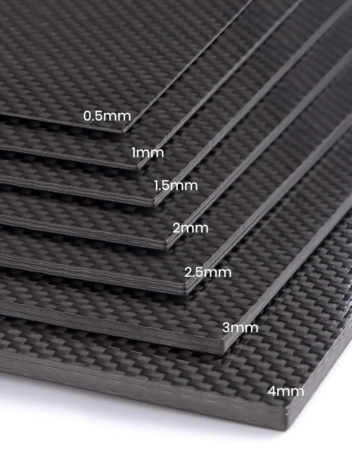 Фото Углеродное волокно 3K Twill Plain Matte, 2-8 мм, на заказ, с защитой от УФ-излучения, легкое, для промышленных и аэрокосмических деталей №2