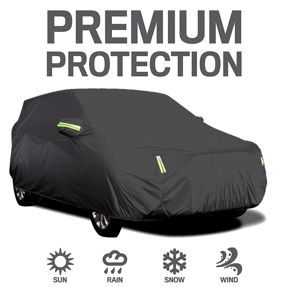 

Universal Car Covers Size S/M/L/XL/XXL Indoor Outdoor Full Auot Cover Sun UV Snow Dust Resistant Protection Cover New