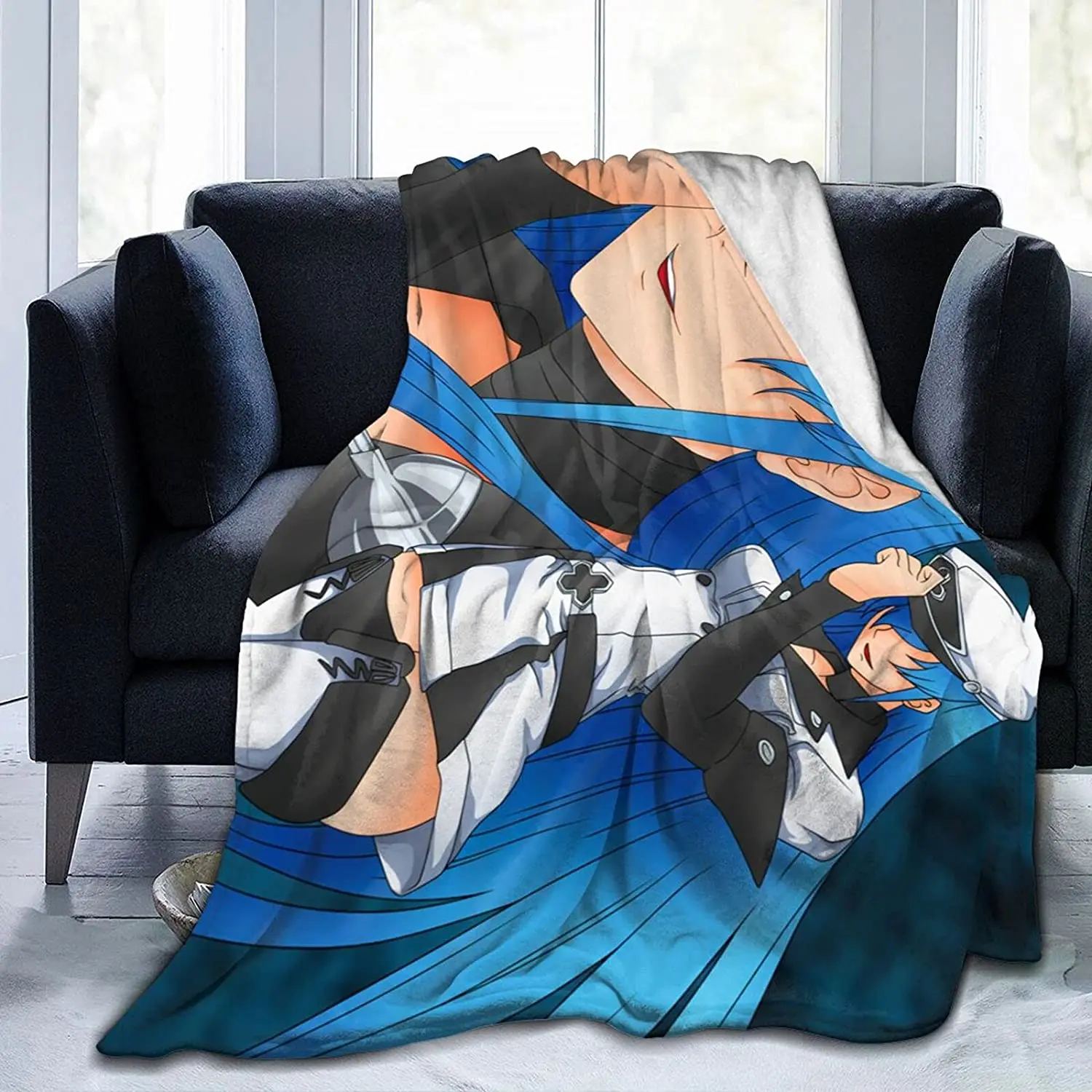 

Esdeath Fluffy Soft and Comfortable Blanket, Anime Warm Embrace of Sympathy