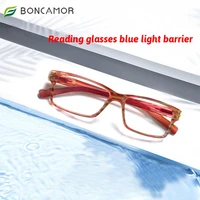 boncamor anti blue light reading glasses male presbyopia anti fatigue computer female unisex diopter 1 0 to 4 0