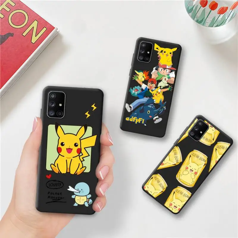 

Pokemon Pikachu Phone Case For Samsung Galaxy A03S A52 A13 A53 A73 A72 A12 A31 A81 A30 A32 A50 A80 A71 A51 5G