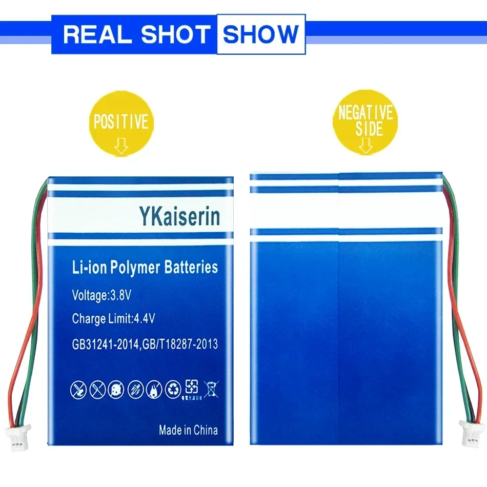 Аккумулятор емкостью 2000 мАч для Garmin Nuvi 3590 3590LMT 700 (3 провода) 361-00019-11 361-00019-40