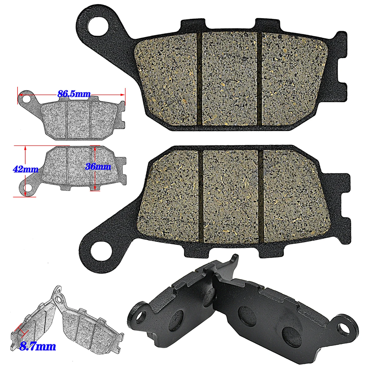 

Передние и задние тормозные колодки для мотоцикла Honda XL600 Transalp VTR250 NC750X CBR250 CBR300 CB500 NC700X NC750 FMX650