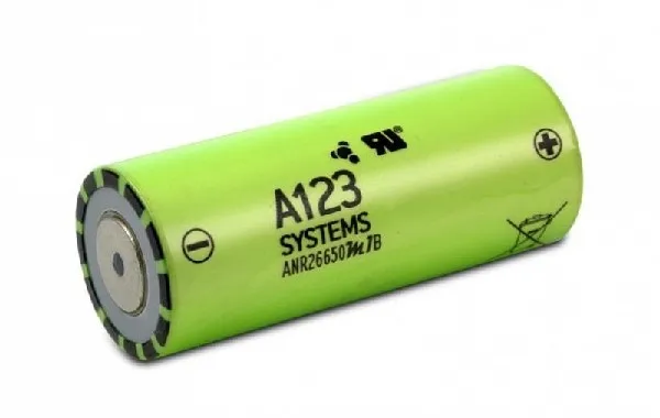 Аккумулятор LiFePO4 A123 SYSTEMS ANR26650M1B 2500mAh|Аккумуляторы| |