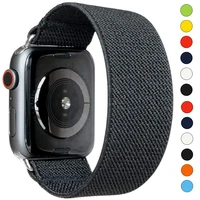 nylon loop for apple watch series 7 strap 45 mm 44mm 42mm 41mm smartwatch belt sport bracelet apple watch band 3 4 6 se 40 38mm