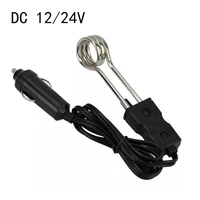 12v 24v car immersion heater portable high quality safe warmer fashion durable auto electric tea coffee water heater