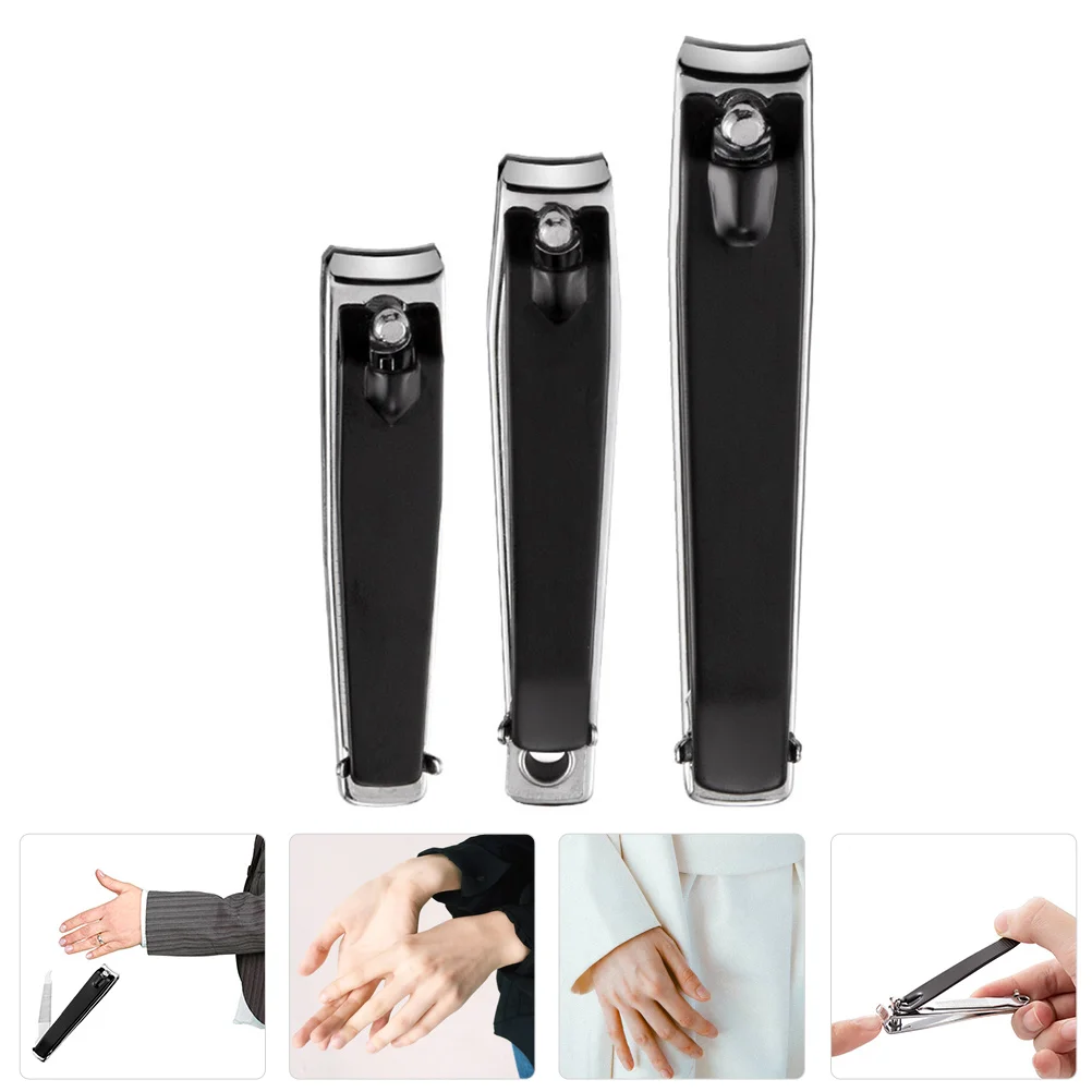 

3pcs Rustproof Practical Multipurpose Portable Toenail Clippers for Home