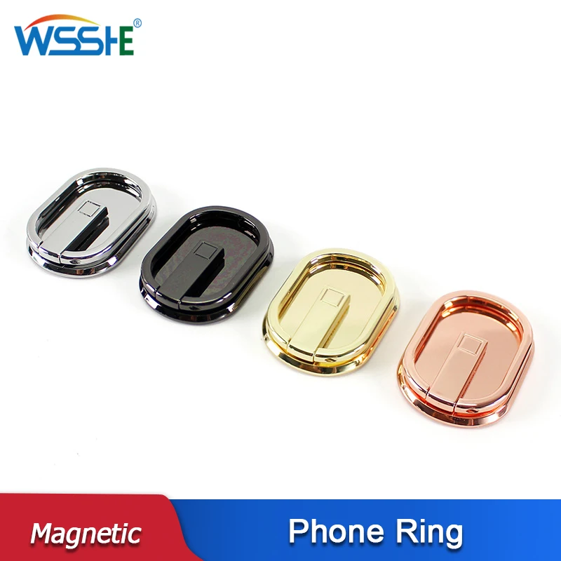 

Mini Metal Finger Ring Holder Magnetic Mobile phone support Luxury Mobile car stand For iphone 13 pro max redmi note 10 samsung