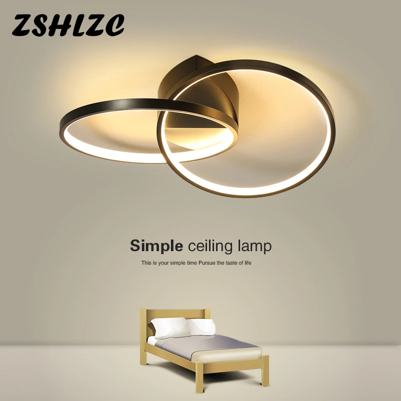 

Nordic Simple Chandeliers Room Living Room Dimming Lamp Round Led Ceiling Lamps Restaurant Kitchen Hotel Indoor Lighting 90-260V