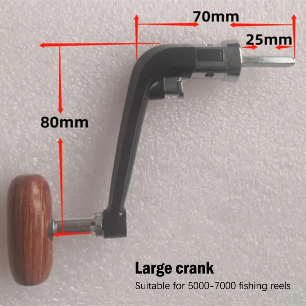 Портативная металлическая деревянная рыболовная катушка ручка серии 1000-7000