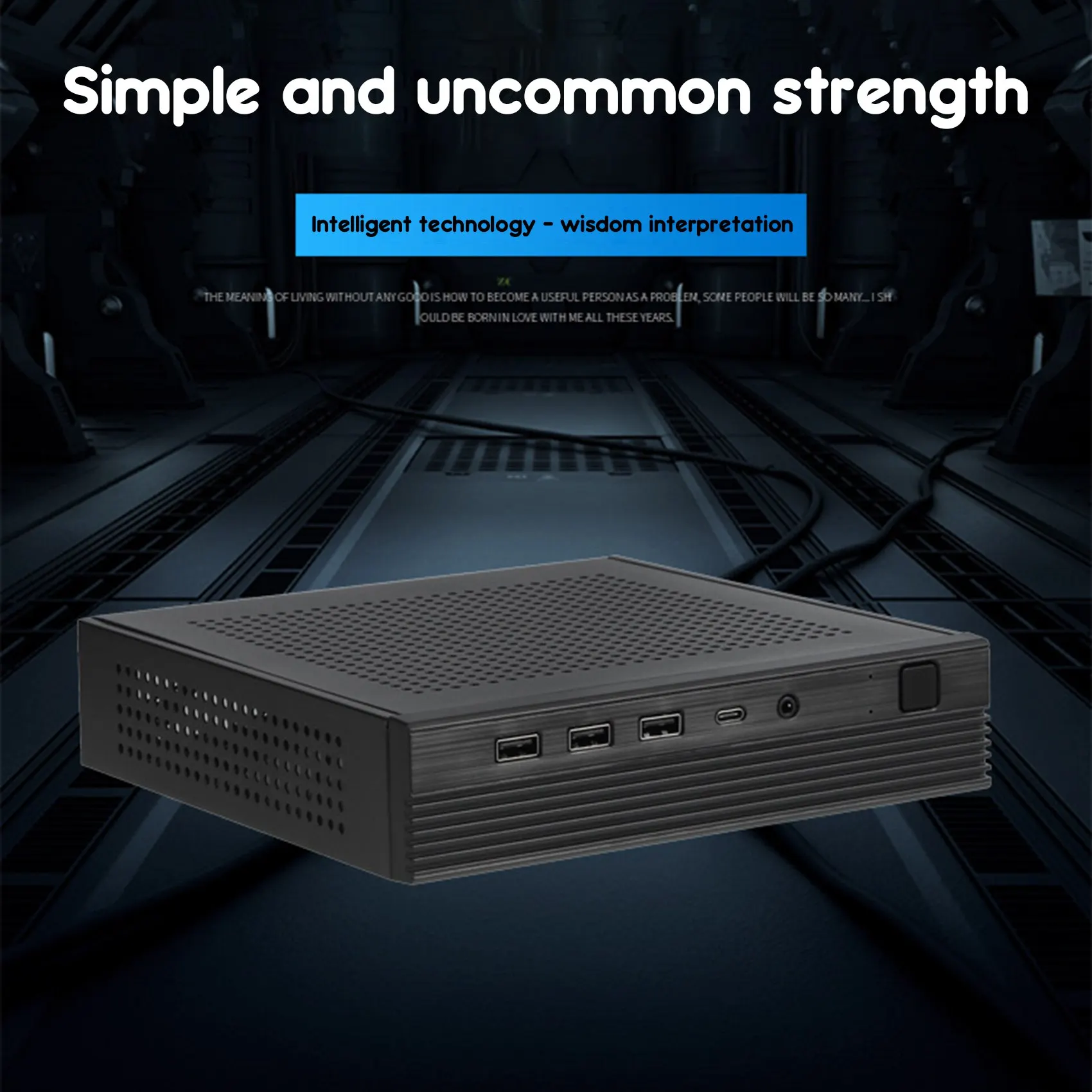 TX06 настольный мини-корпус ITX мини-игровой компьютерный корпус HTPC для