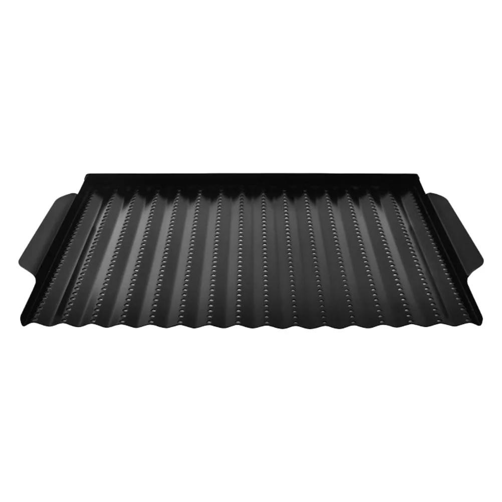 

1pc Carbon Steel Baking Pan Outdoor Food Baking Plate Kitchen Baking Tray