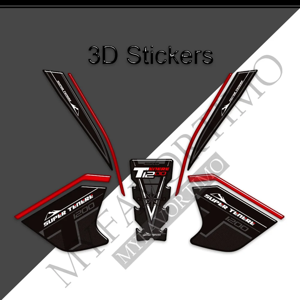 

﻿ Накладка на бак мотоцикла, комплект для бензина, мазута, защита колена, 3D наклейки, наклейки для Yamaha Super Tenere XT1200X XT1200Z XT1200ZE