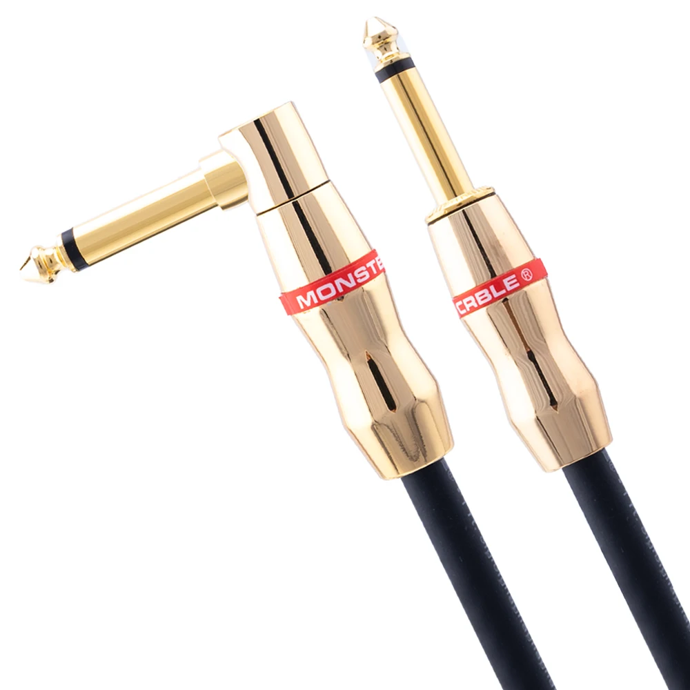 Гитарный кабель ручной работы Monster Rock с низким уровнем шума, 1/4 ...