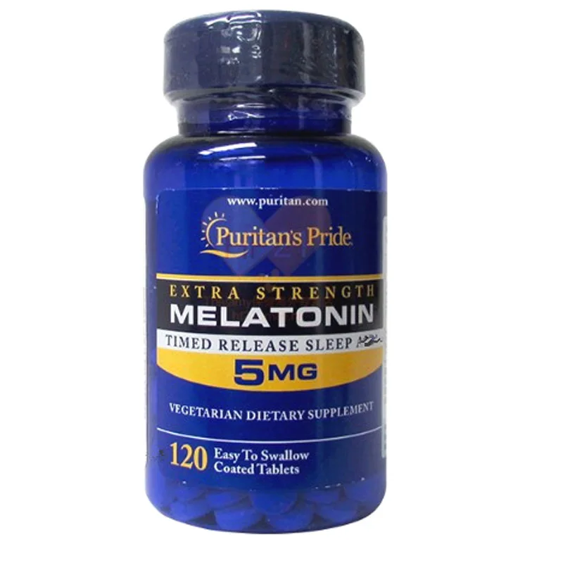 

Free shipping Melatonin 5 mg nighttime sleep 120 capsules vegetarian dietary supplement