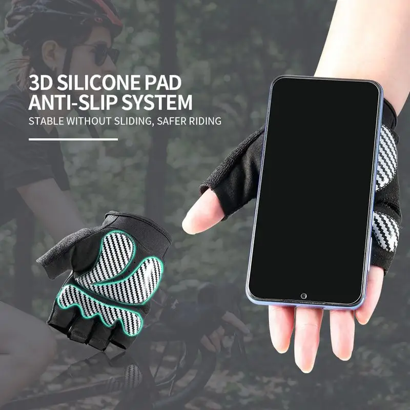 

Fingerless Gym Gloves Weight Lifting Gloves Full Palm Protection Lightweight Breathable Workout Gloves For Work Out Training