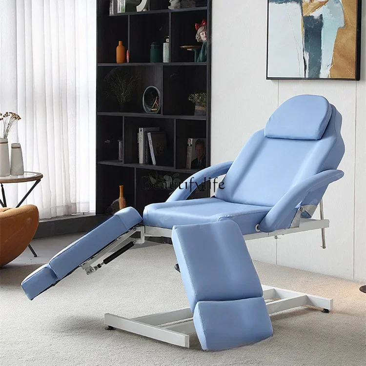 Электрическая Косметическая кровать складной тату-стул подъемное