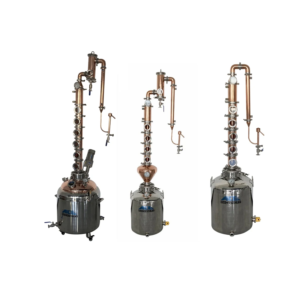 

30L 50L 100L Gin Distiller Copper Whiskey Still Vodka Distillery For Sale