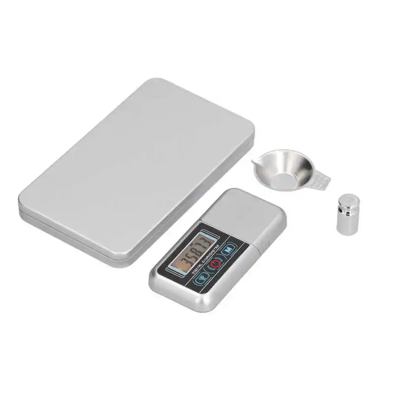 

Electronic Grams Scale Digital 0.005g-100g LED Display Electronic Scale Anti Slip for Small Item