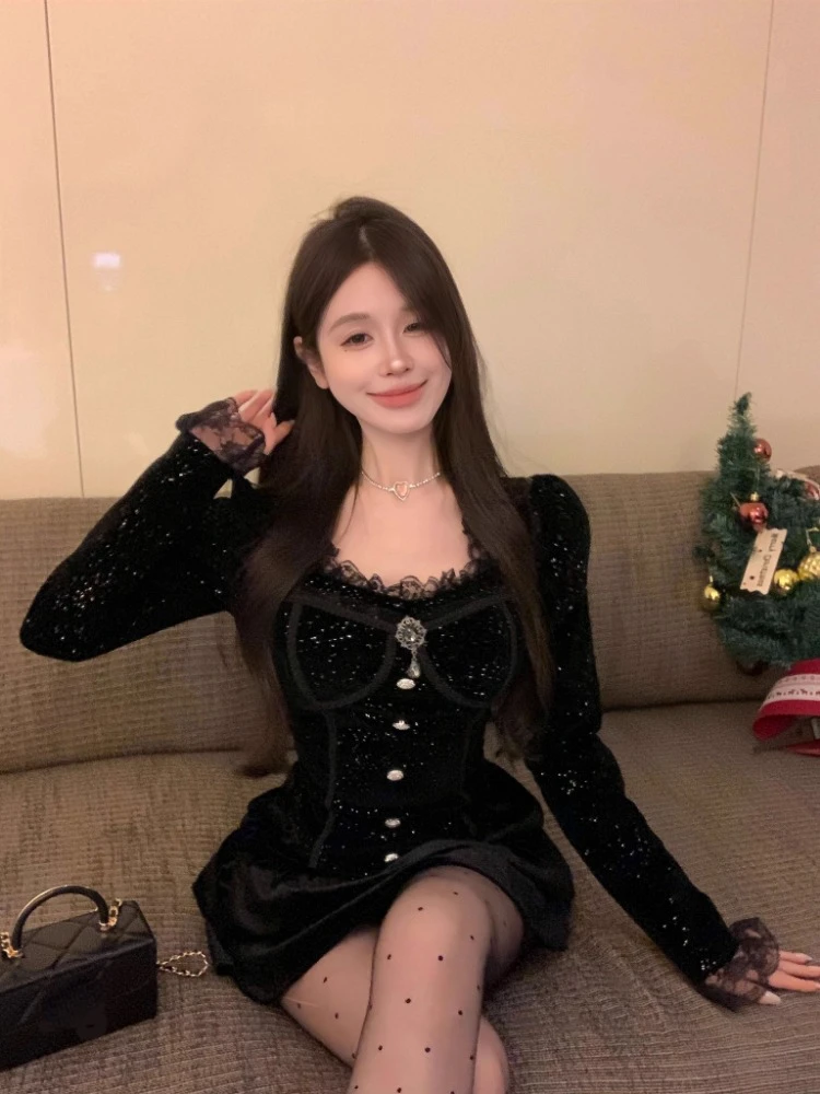 Женские Бархатные Топы Ezgaga милые зимние Модные Винтажные сексуальные элегантные